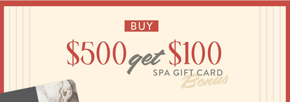 Wonderful Sale Of The Year Buy $500 get $100 in Spa Gift Cards